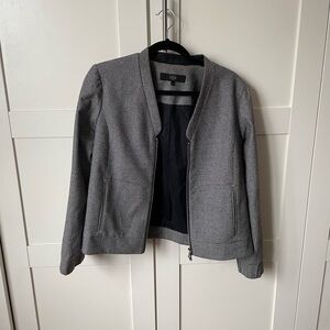 Tibi Gray Bomber Jacket